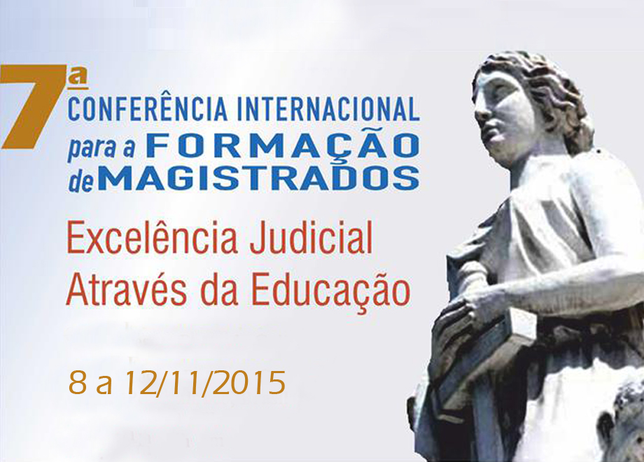 Conferência internacional de formação de magistrados está com inscrições abertas