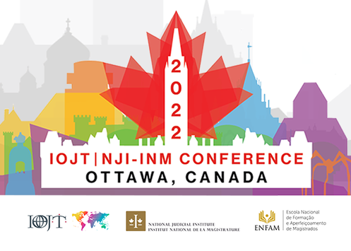 Marca da Conferência IOJT 2022, realizada em Ottawa, Canadá.