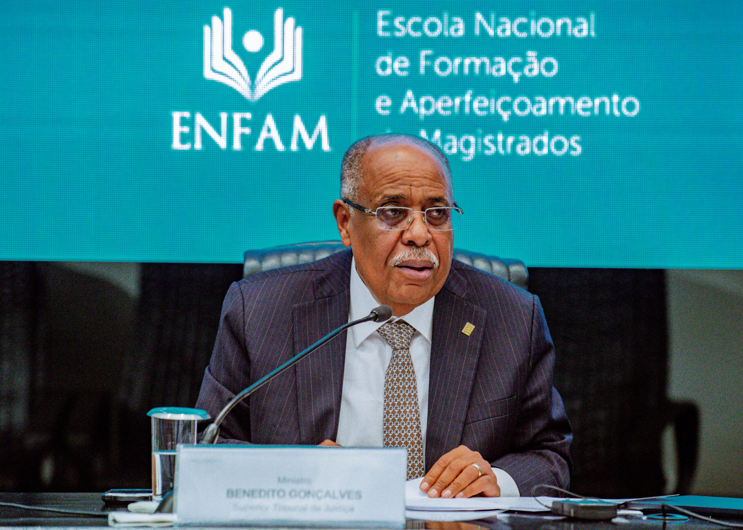 Ministro Benedito Gonçalves                                                                   Créditos: Paula Carrubba/Enfam